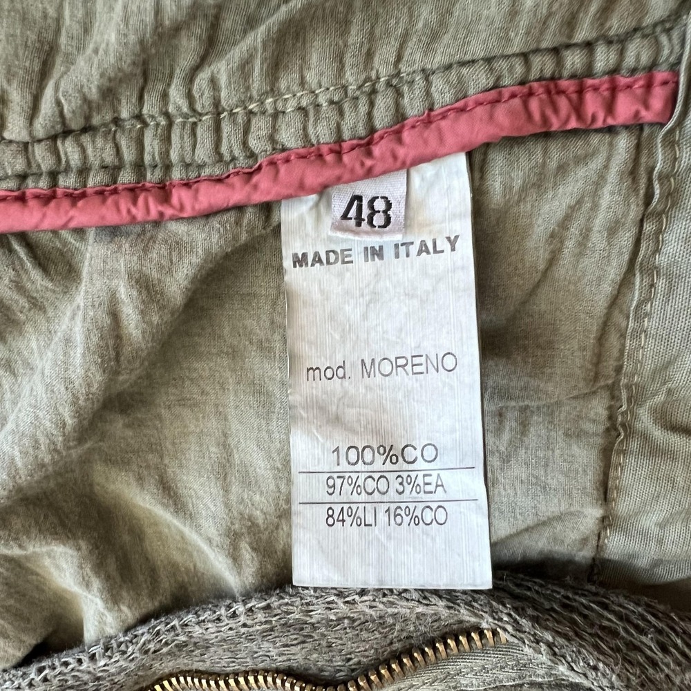 Project Foce Single Season Military Jacket Mens EU 48 Green Mesh Sleeve Full Zip - Picture 12 of 16